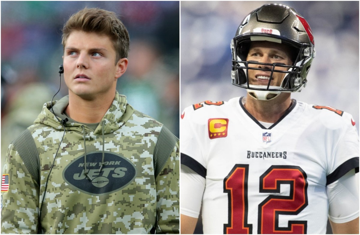New York Jets QB Zach Wilson has historic connection with Tampa Bay  Buccaneers QB Tom Brady - Sports Illustrated New York Jets News, Analysis  and More