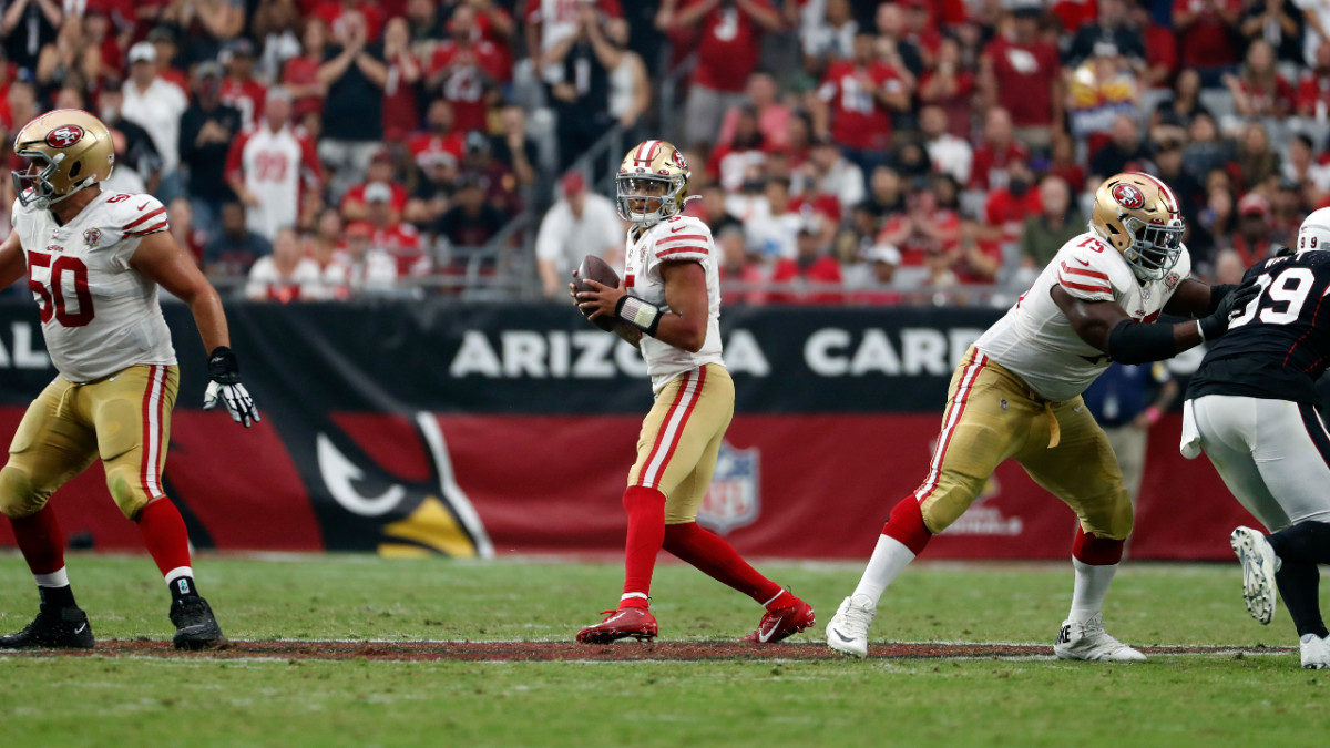 Rookie QB Trey Lance gave the 49ers a glimpse of the future in