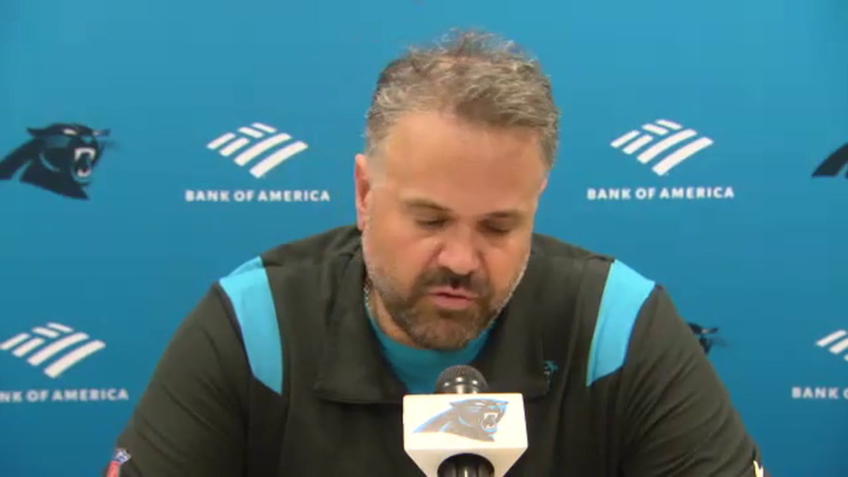 WATCH: Matt Rhule Postgame Press Conference Vs Saints - Sports ...