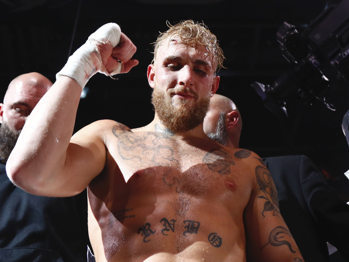 Jake Pauls 250K tattoo missing during Tommy Fury fight