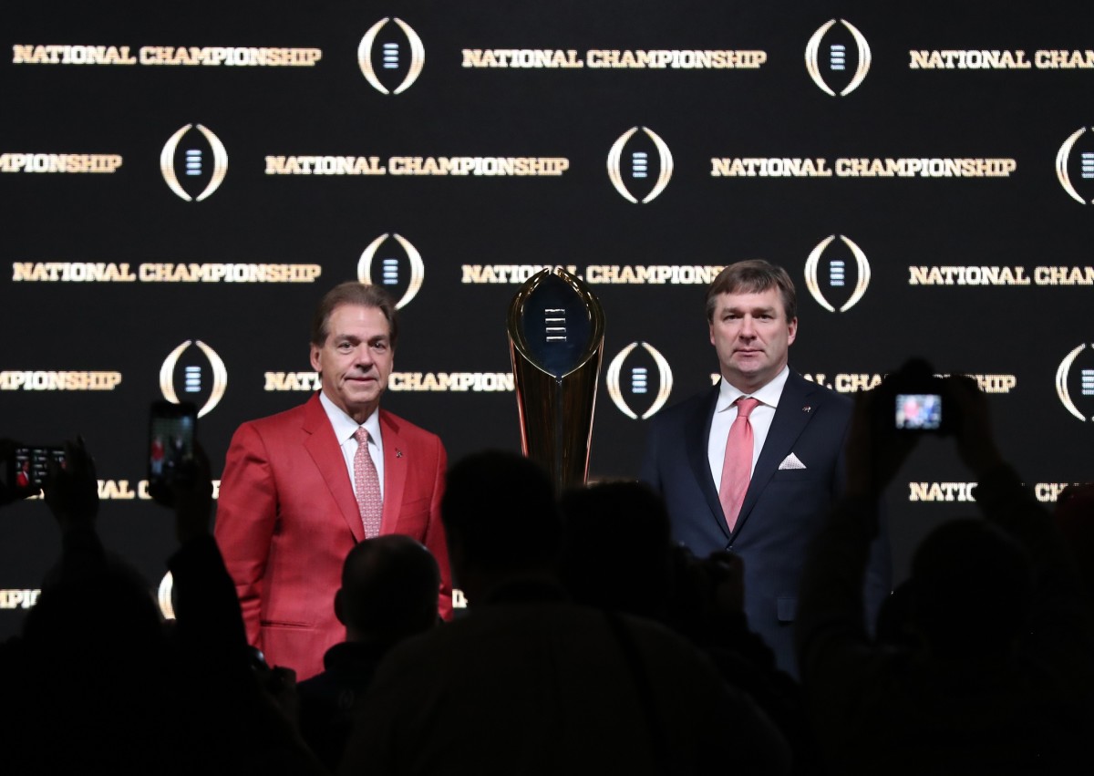 Nick Saban, Kirby Smart Speak Before National Championship Game ...