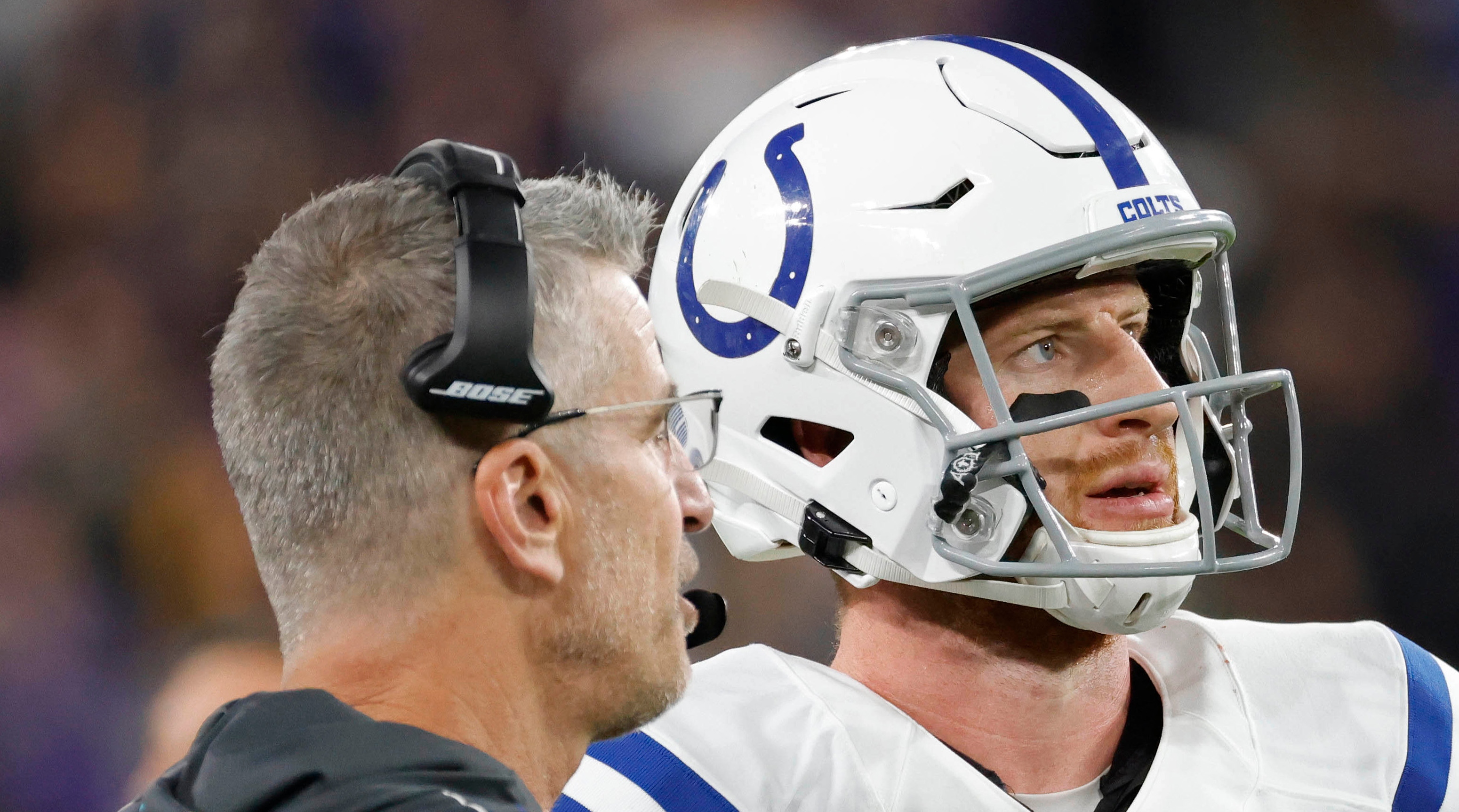 Colts coach Frank Reich doesn't commit to QB Carson Wentz in 2022 