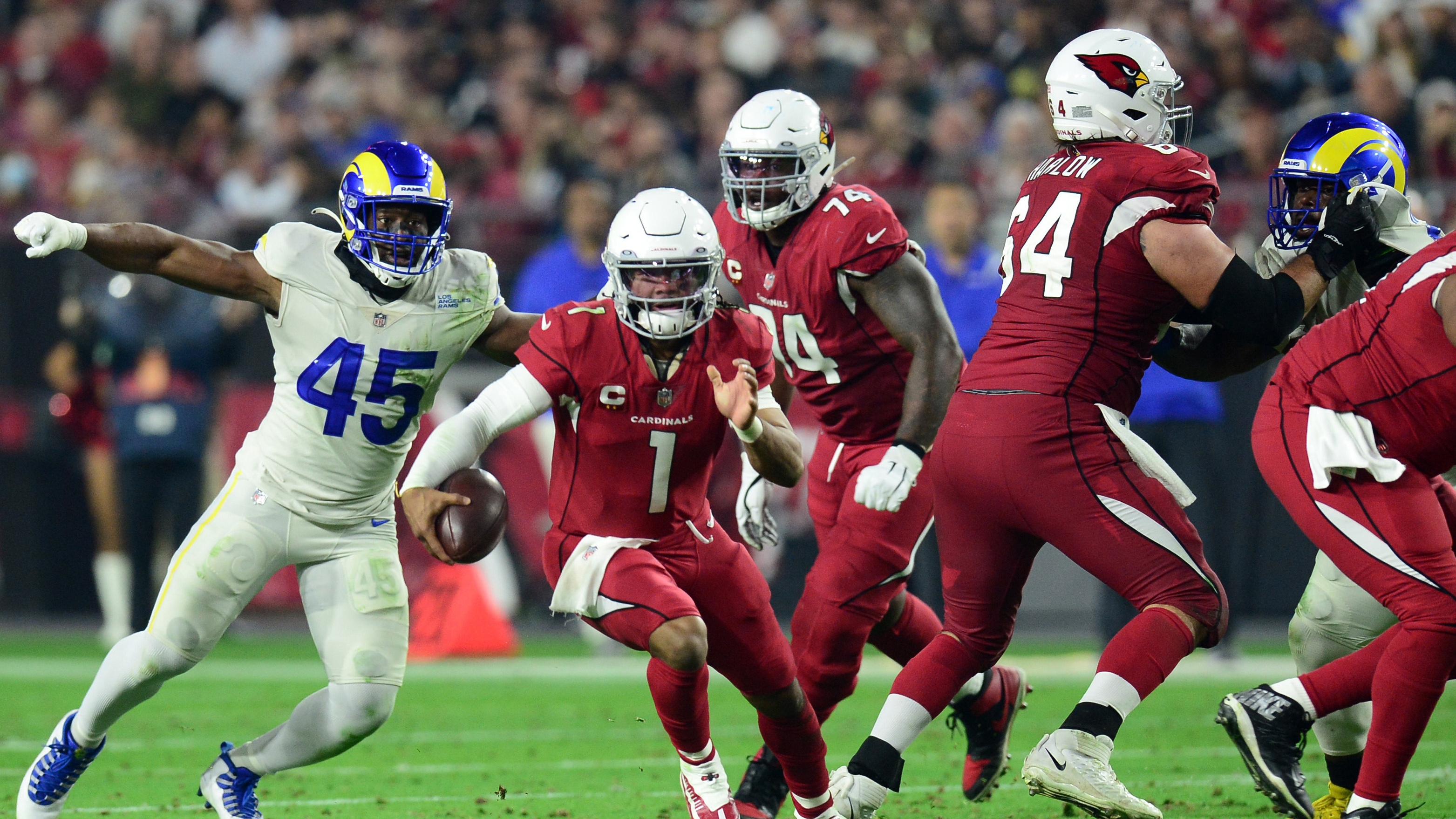 What channel is the Rams vs. Cardinals Monday Night Football game