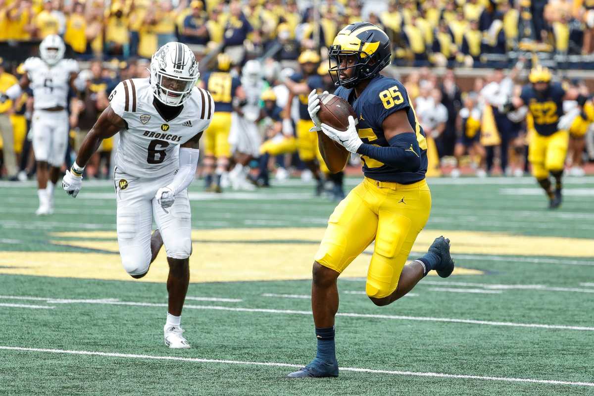 Colts 2022 Draft Interviews: Daylen Baldwin, WR, Michigan - Sports ...