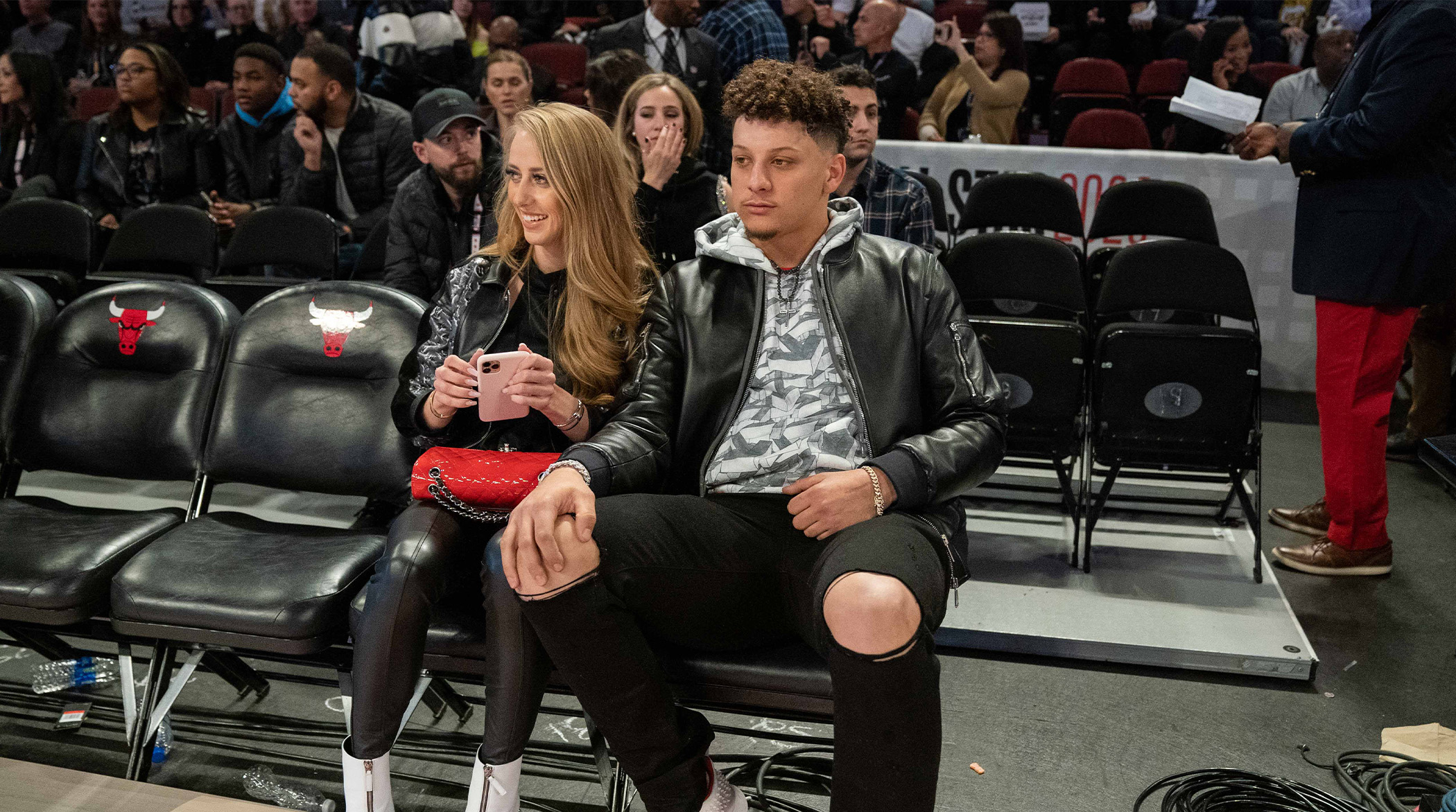 Patrick Mahomes, Brittany Matthews face Twitter social media