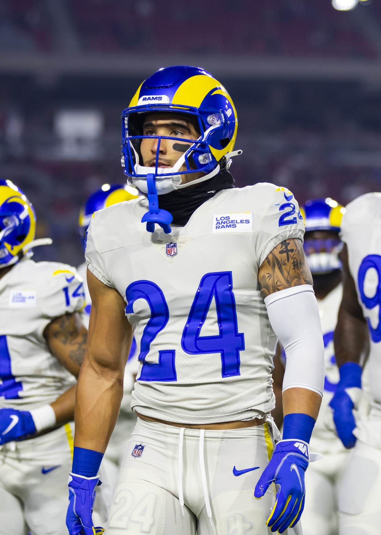 Los Angeles Rams safety Taylor Rapp (24) during an NFL football