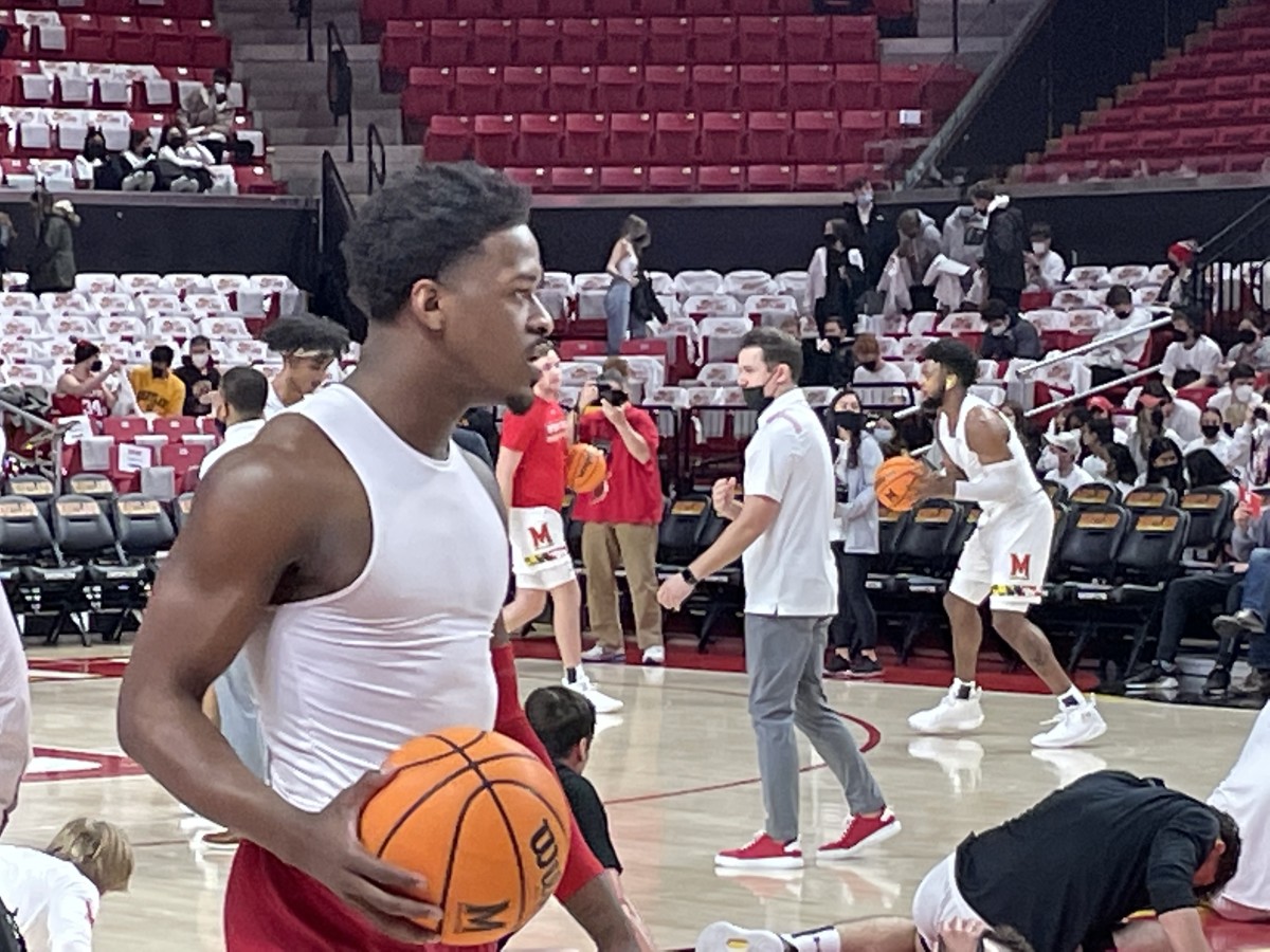 Xavier Johnson had a happy homecoming at Maryland, winning a big game in front of family and friends. He grew up 30 miles away in Woodbridge, Va.