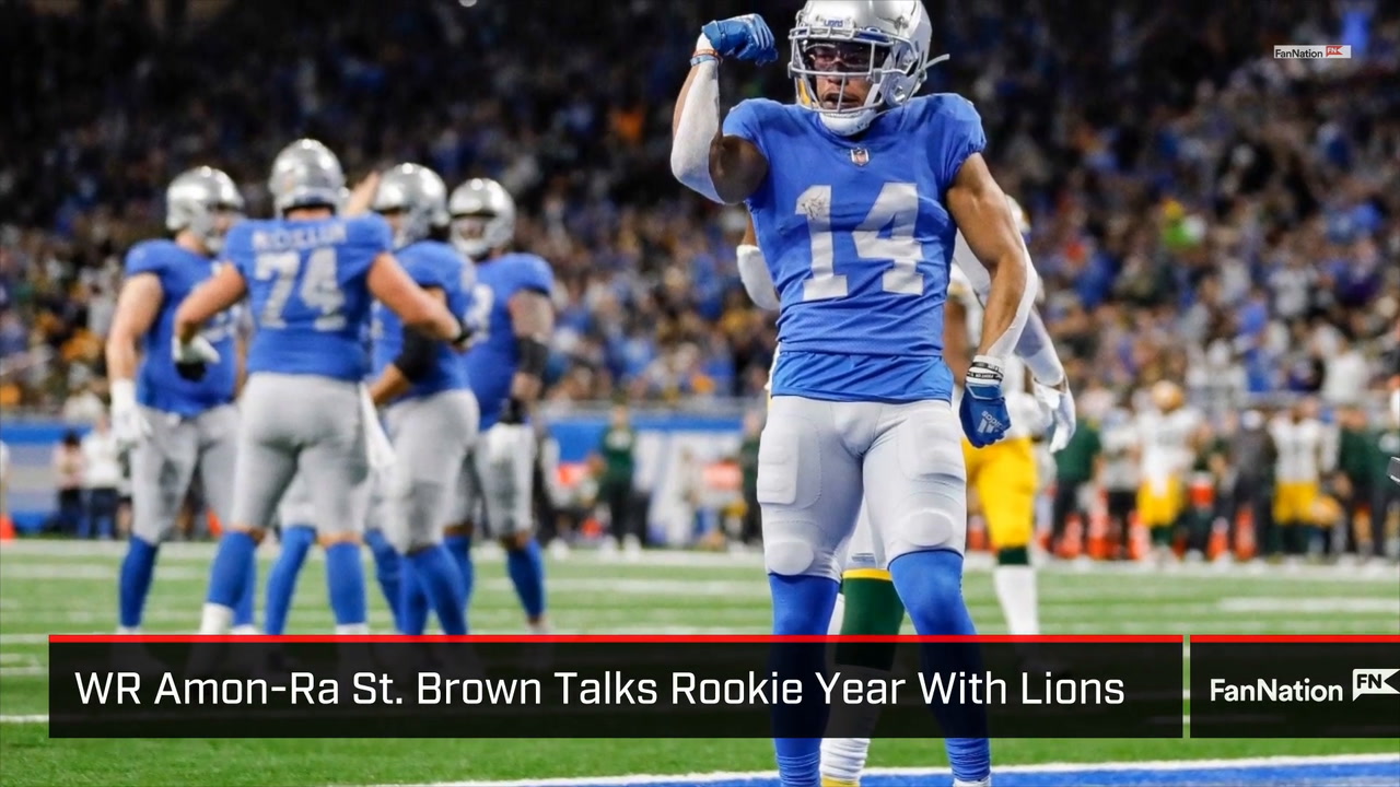 Detroit Lions WR Amon-Ra St. Brown FanNation Now Interview