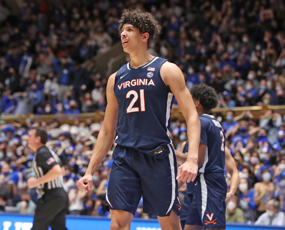 Kadin Shedrick, Virginia Cavaliers men's basketball at Duke Blue Devils men's basketball