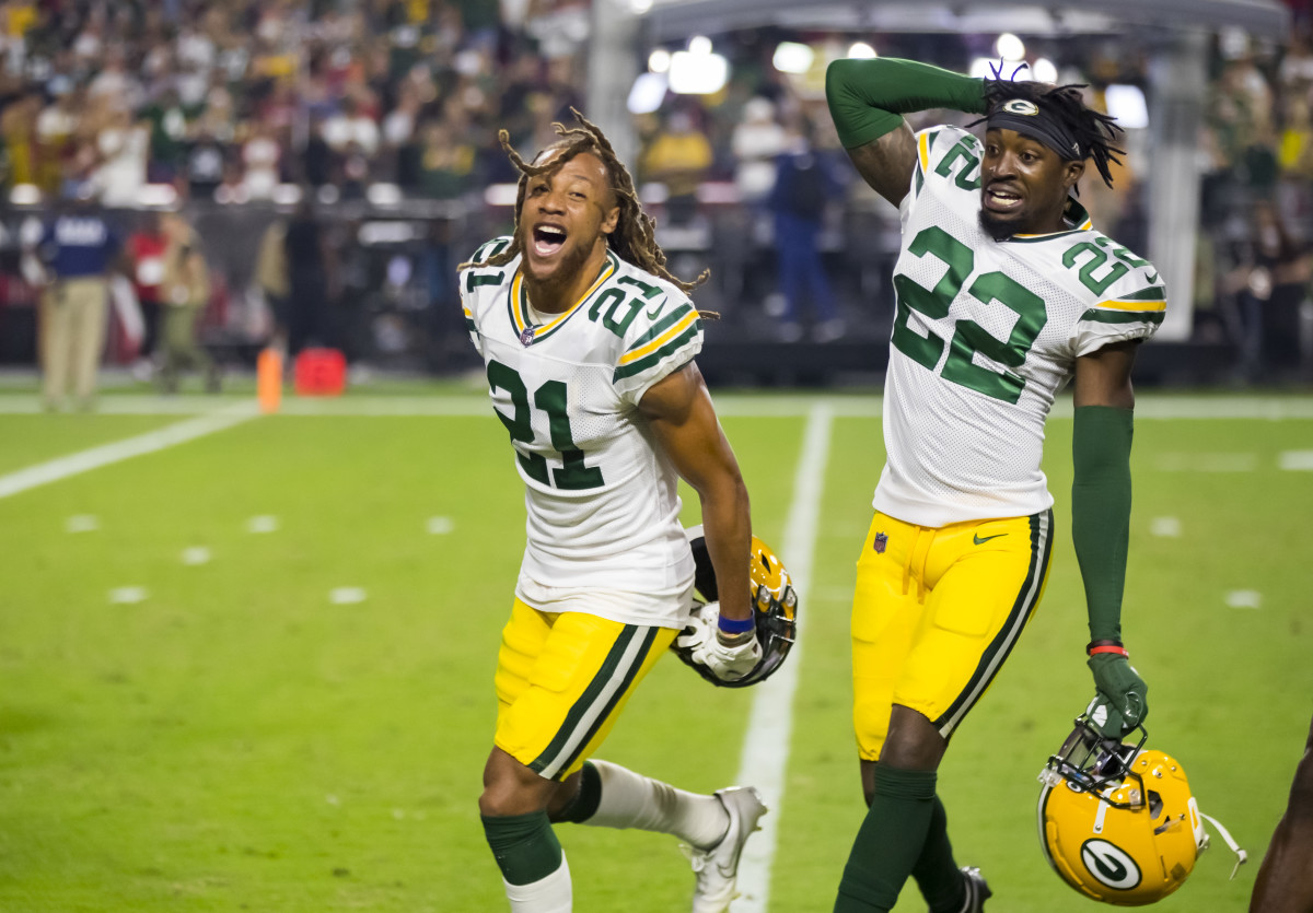 Eric Stokes enjoying life in Packers uniform