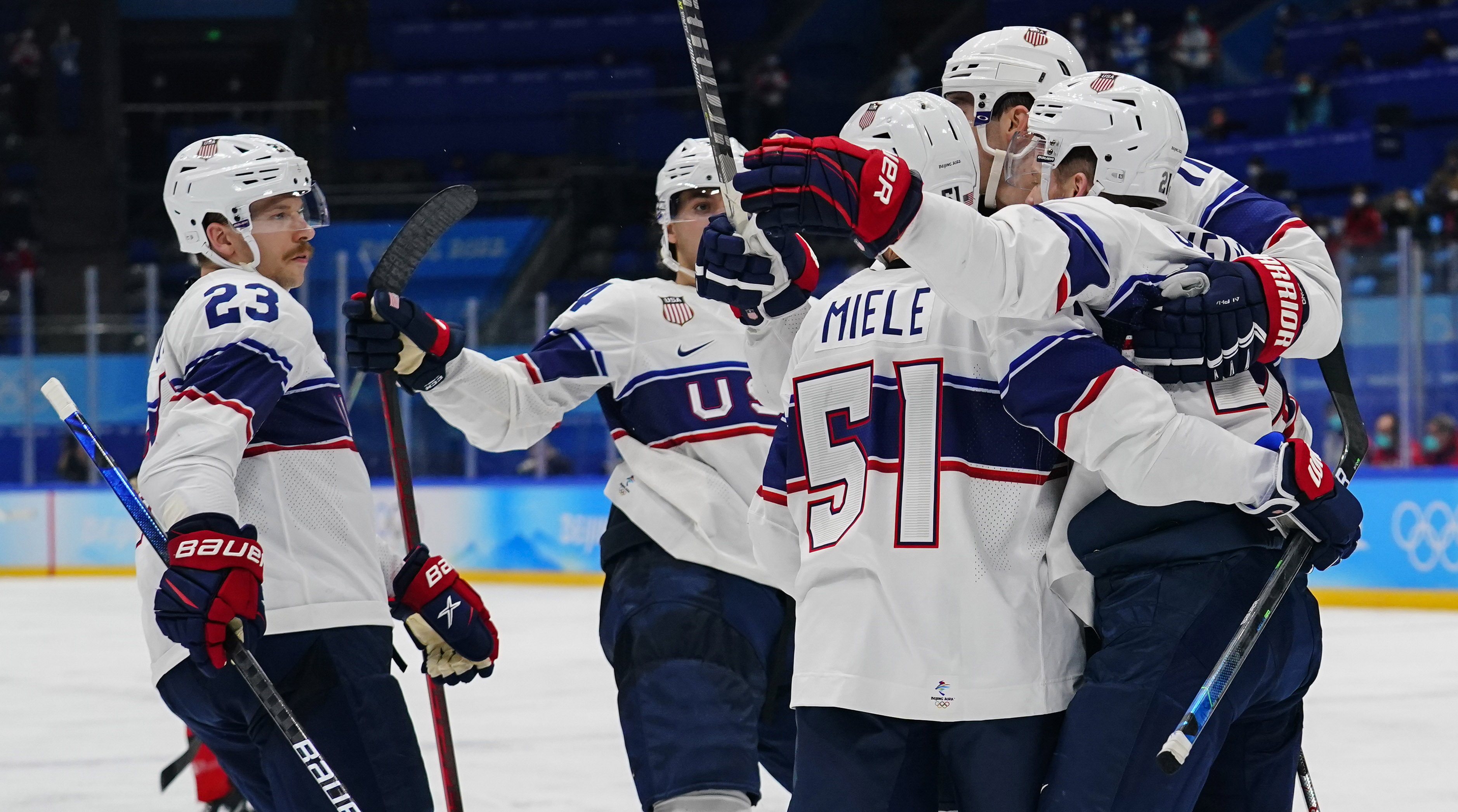 USA men's hockey earns first win vs Canada at Olympics in 12 years