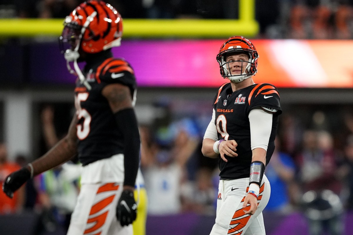 Joe Burrow Reacts After Cincinnati Bengals Lose Super Bowl LVI