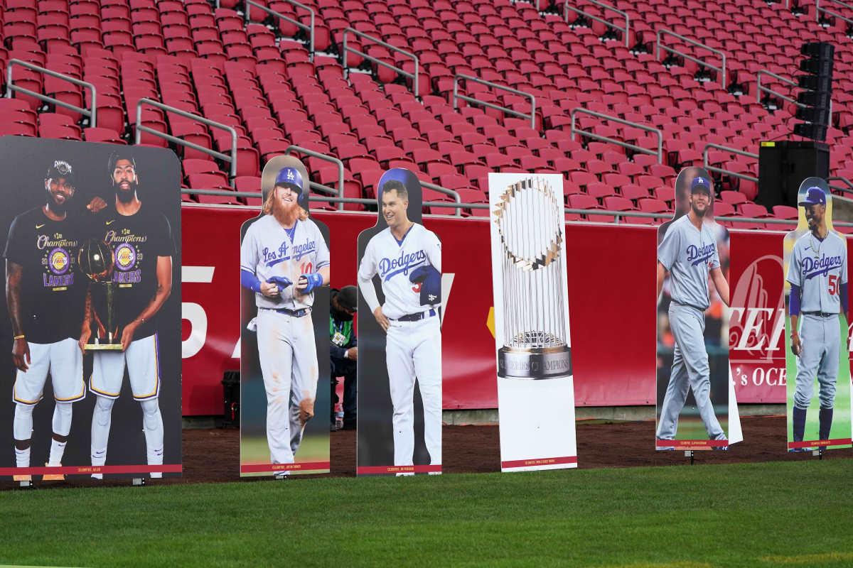 LeBron James and L.A. Dodgers team up to make Dodger Stadium a