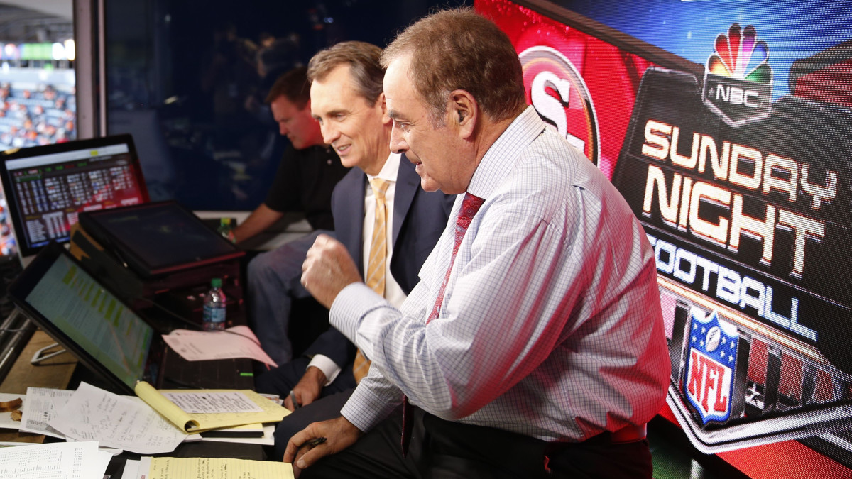 NBC duo of Al Michaels and Cris Collinsworth adds comic relief