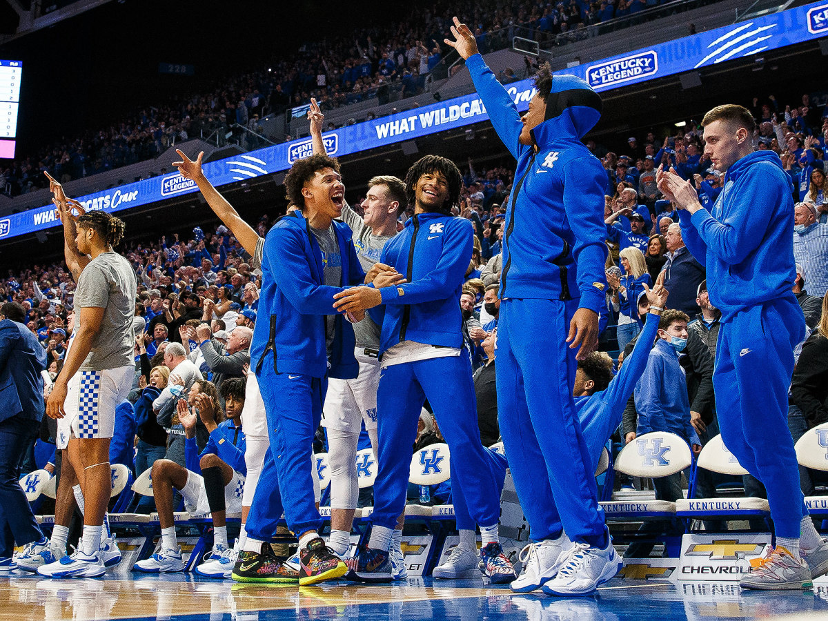 Kentucky celebrates a recent win