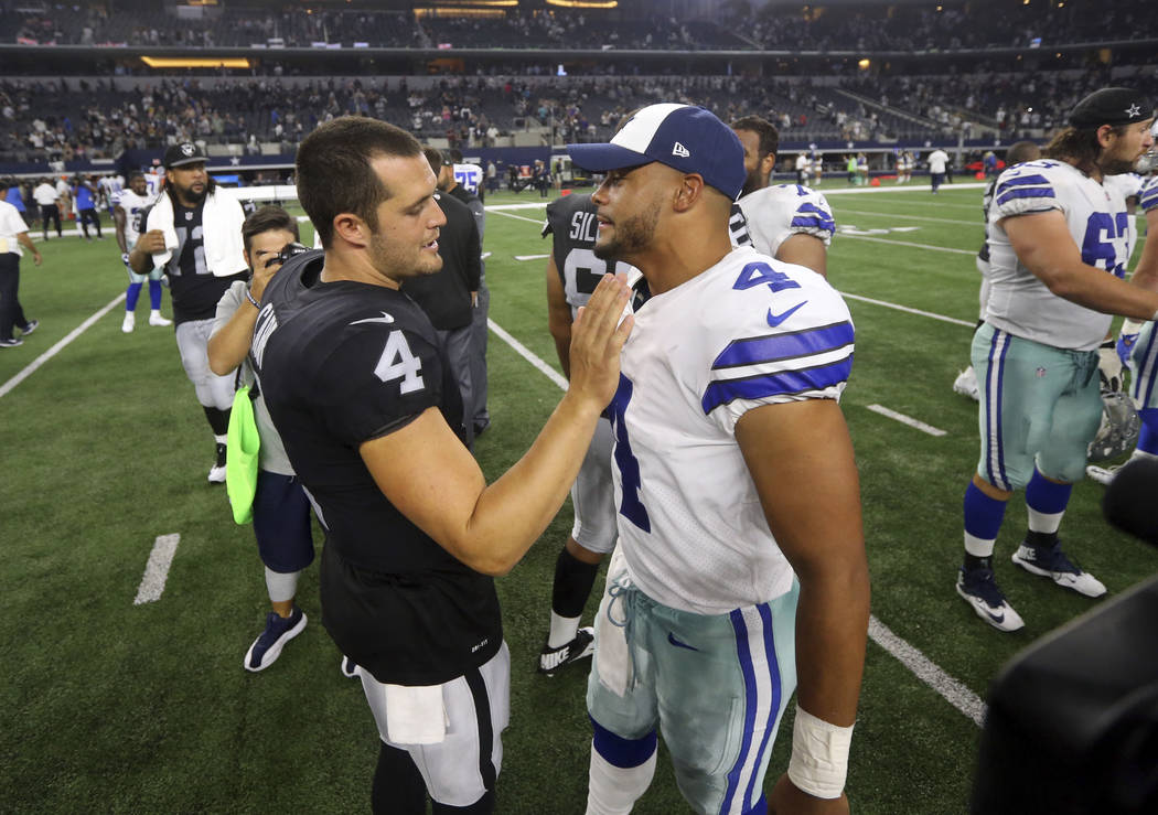 Dak Prescott vs. Derek Carr: How the Cowboys QB compares to the