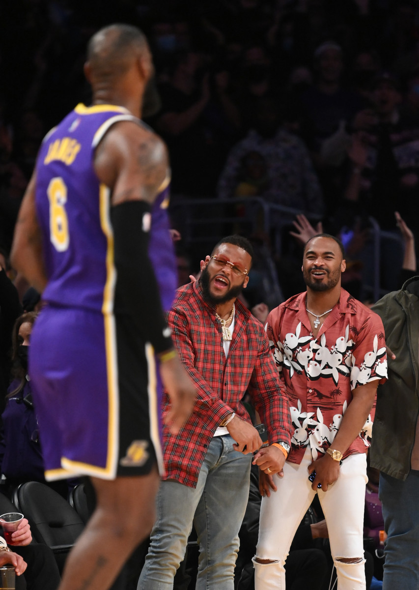 rams at lakers game