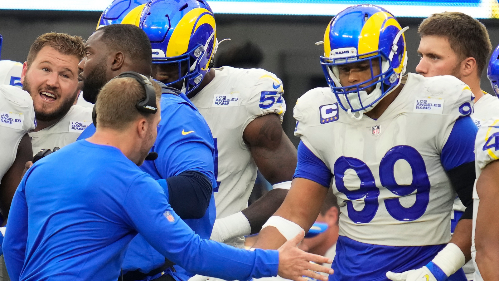 Aaron Donald, Sean McVay say they want to run it back at Super Bowl parade  - Sports Illustrated