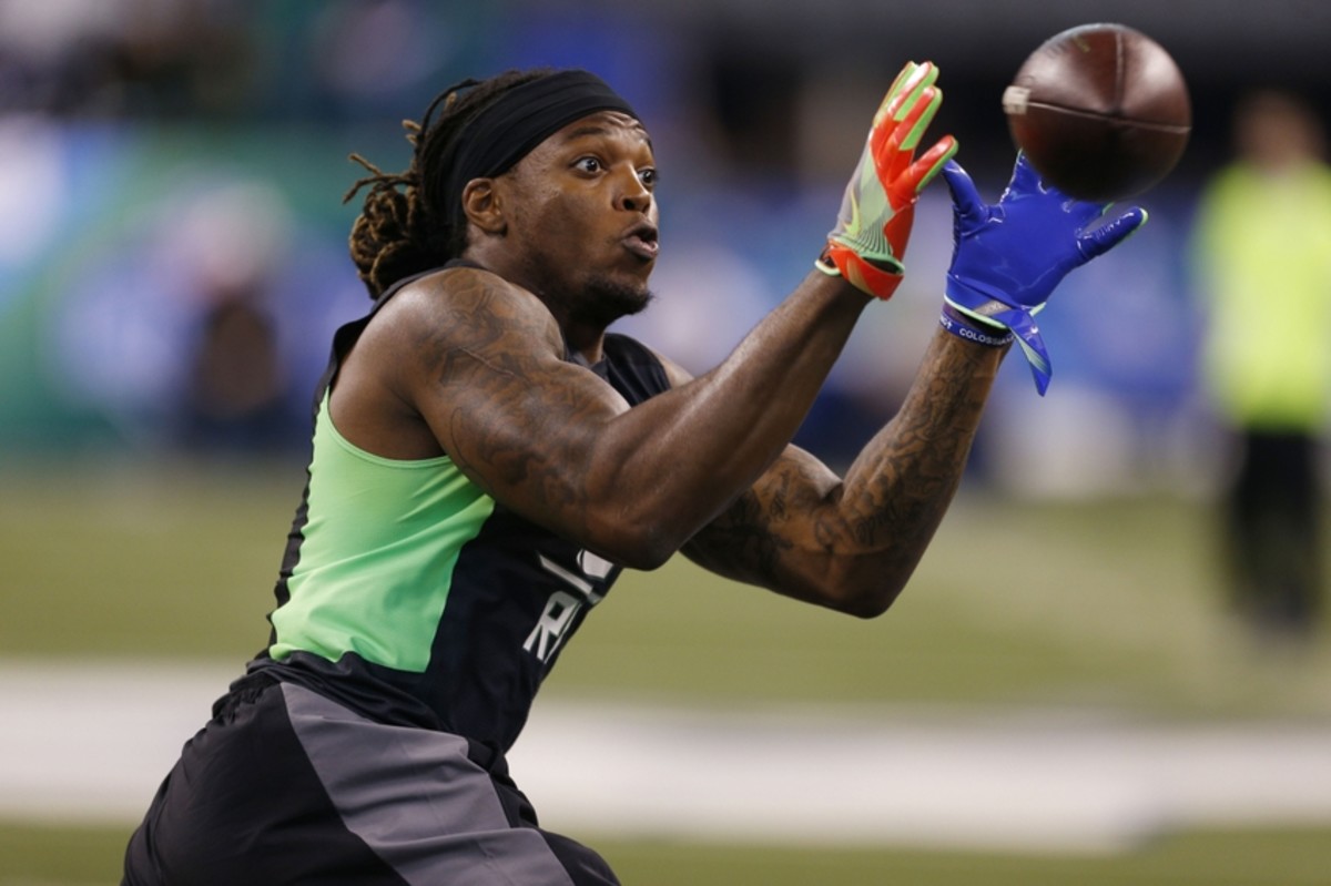 Derrick henry during the 2015 NFL Combine