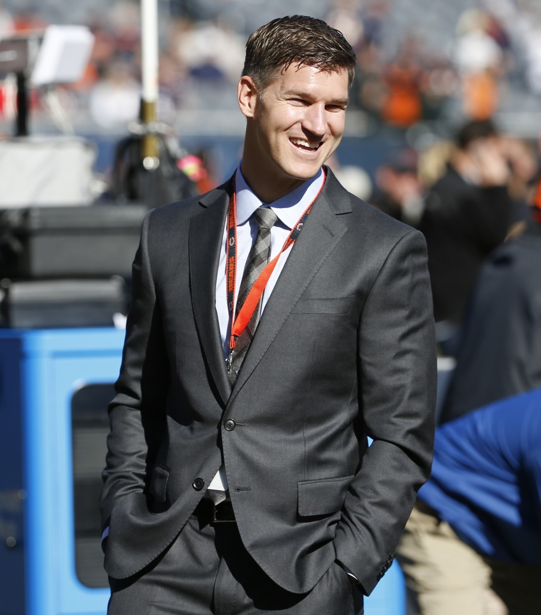 Former Chicago Bears General Manager and New Orleans Saints executive Ryan Pace. Mandatory Credit: Kamil Krzaczynski-USA TODAY Sports