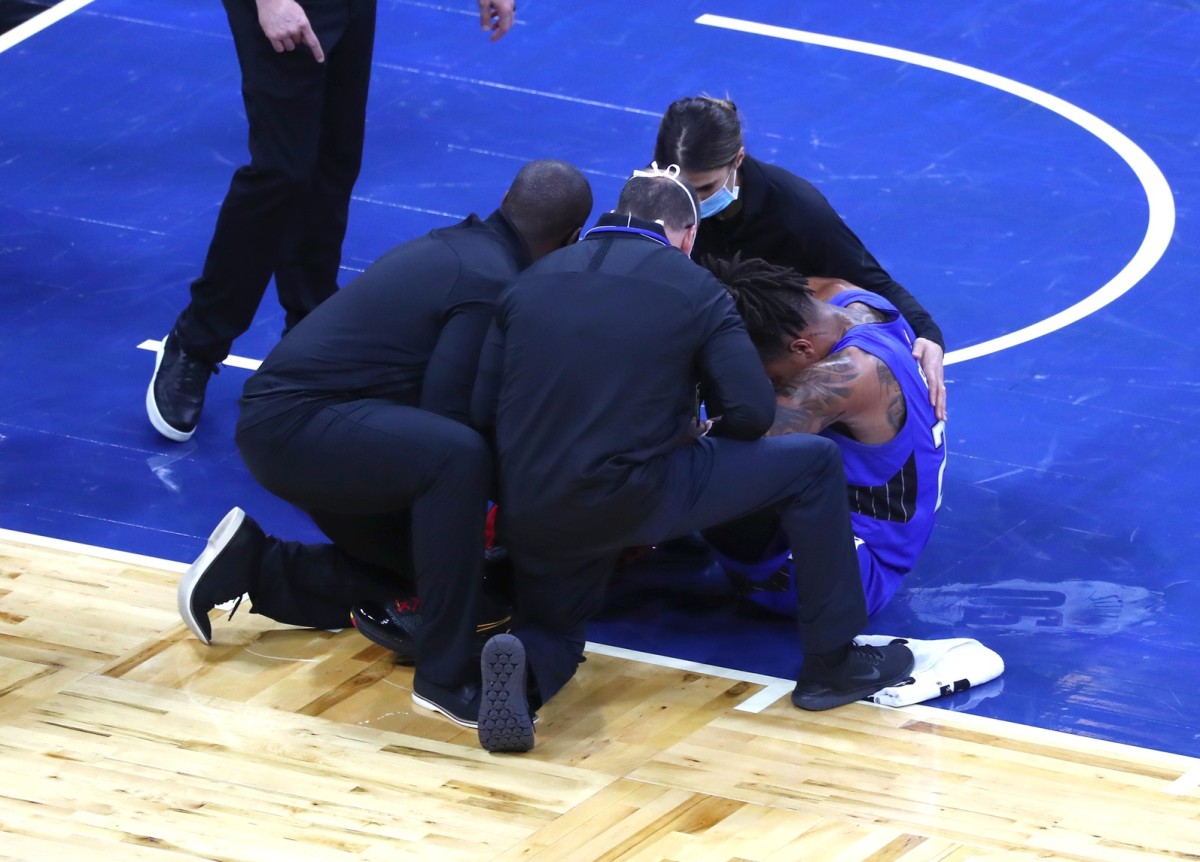 Markelle Fultz suffered a knee injury in early 2021.