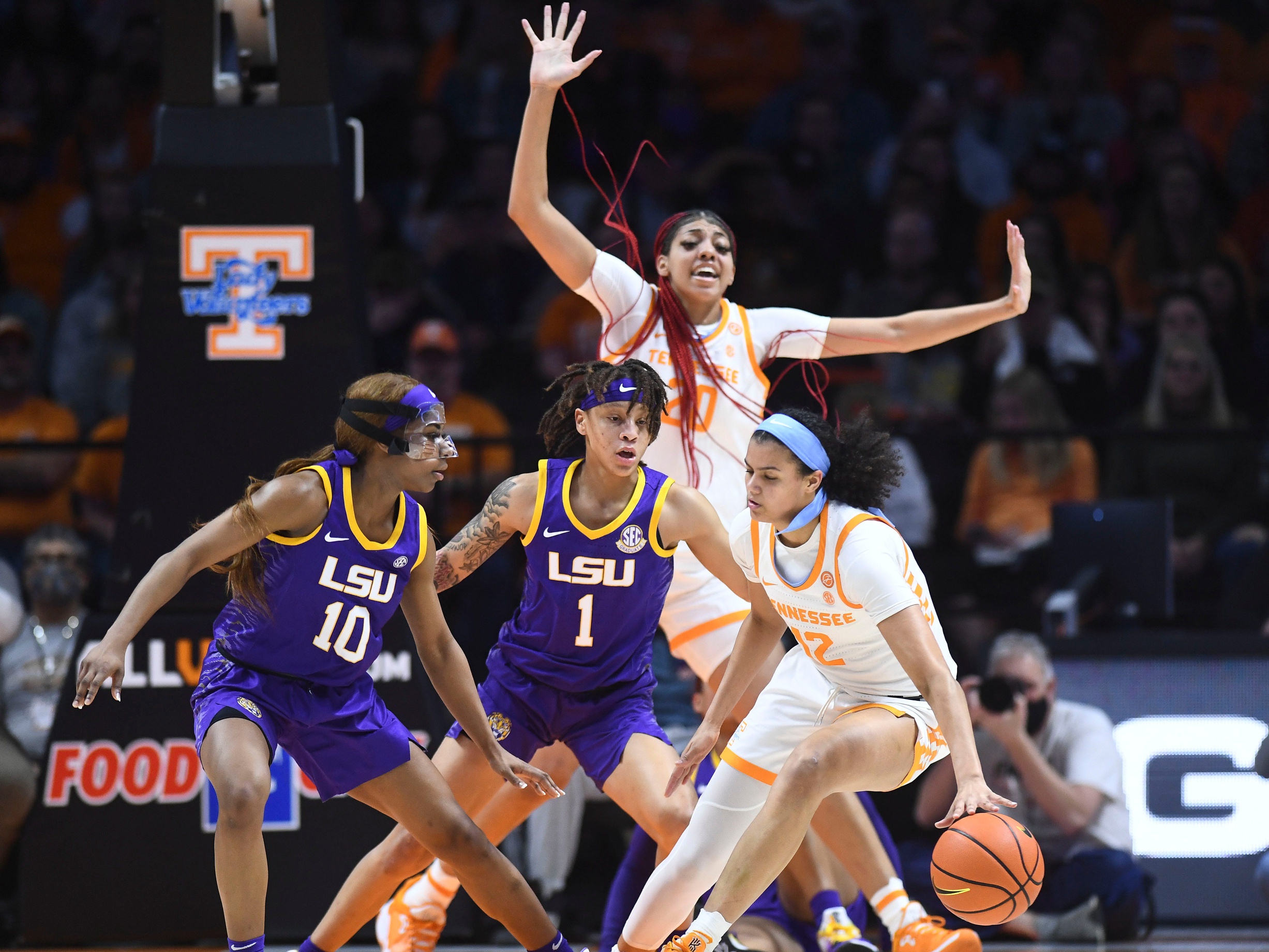 Lady Vols Basketball Fall Short To No. 8 LSU, Suffer Second Home Loss ...