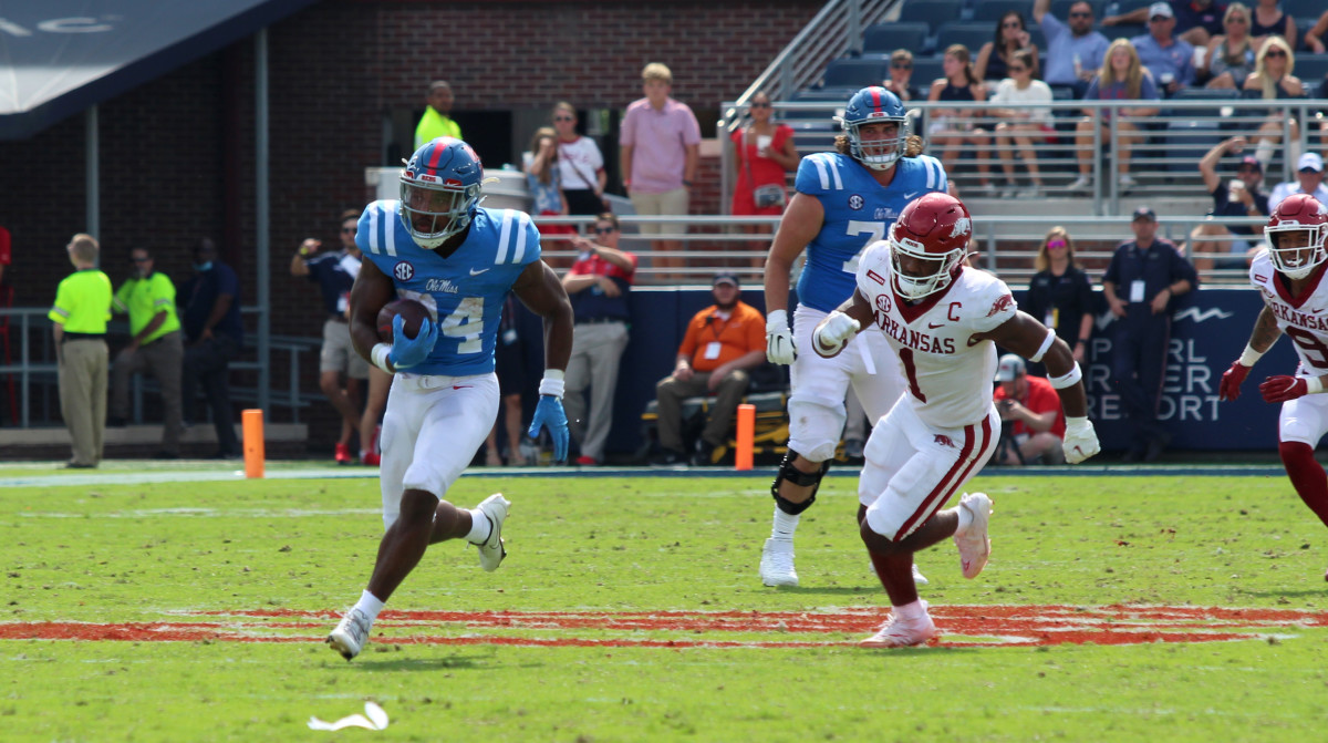 Snoop Conner Ole Miss vs Arkansas