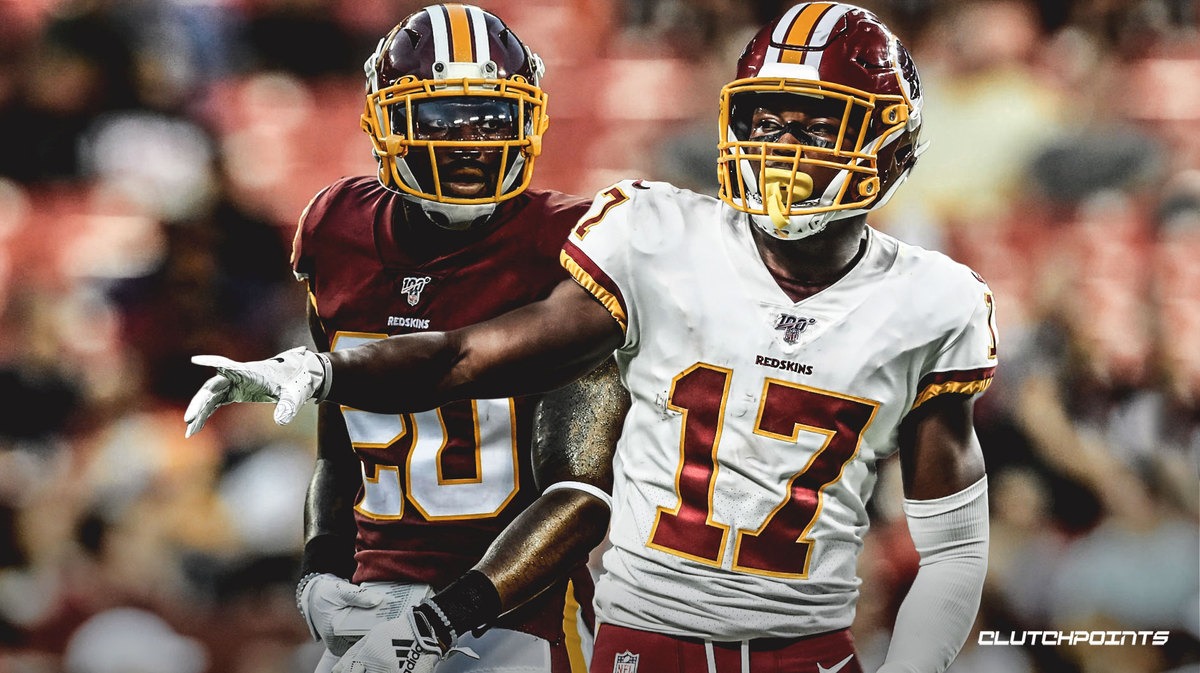 Washington Commanders wide receiver Terry McLaurin (17) during a preseason  NFL football game against the Kansas City Chiefs Saturday, Aug. 20, 2022,  in Kansas City, Mo. (AP Photo/Ed Zurga Stock Photo - Alamy