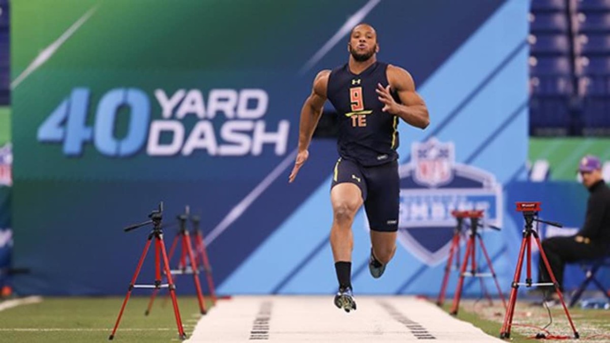 O.J. Howard at the 2017 NFL combine