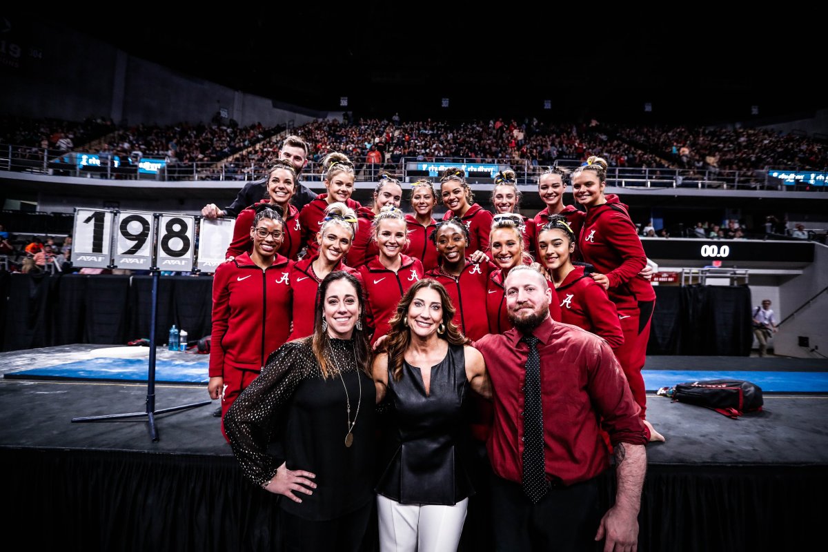 Alabama gymnastics scores 198 at Elevate the Stage in Huntsville