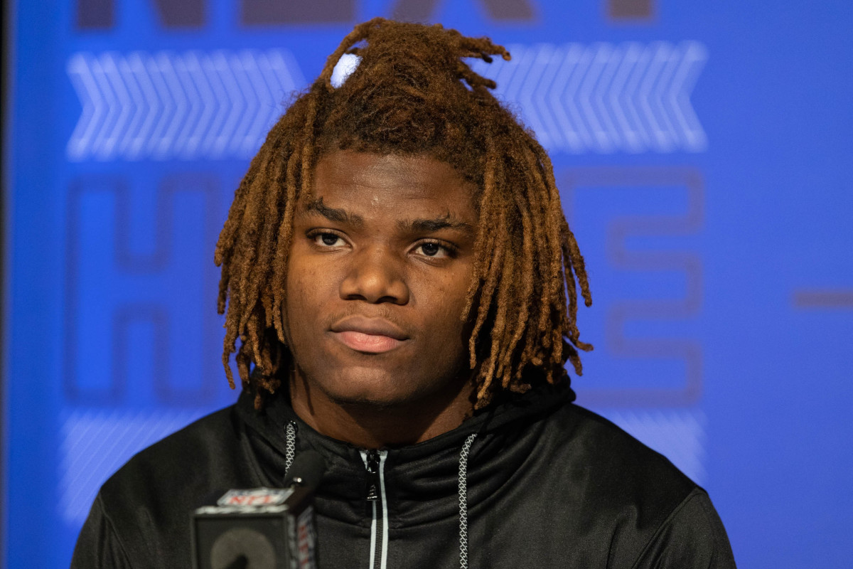 Georgia Football's Lewis Cine Finishes 40-Yard Dash at the NFL Combine ...