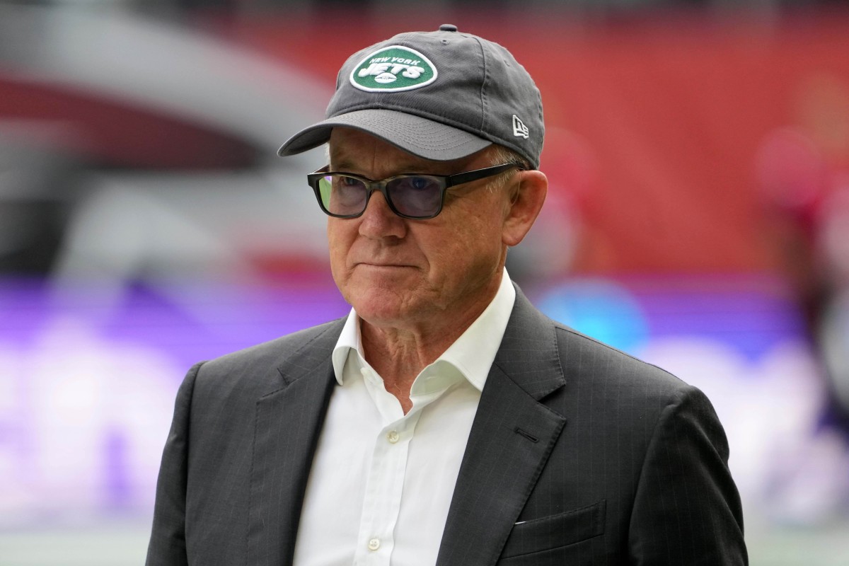 New York Jets owner Woody Johnson at NFL game in London