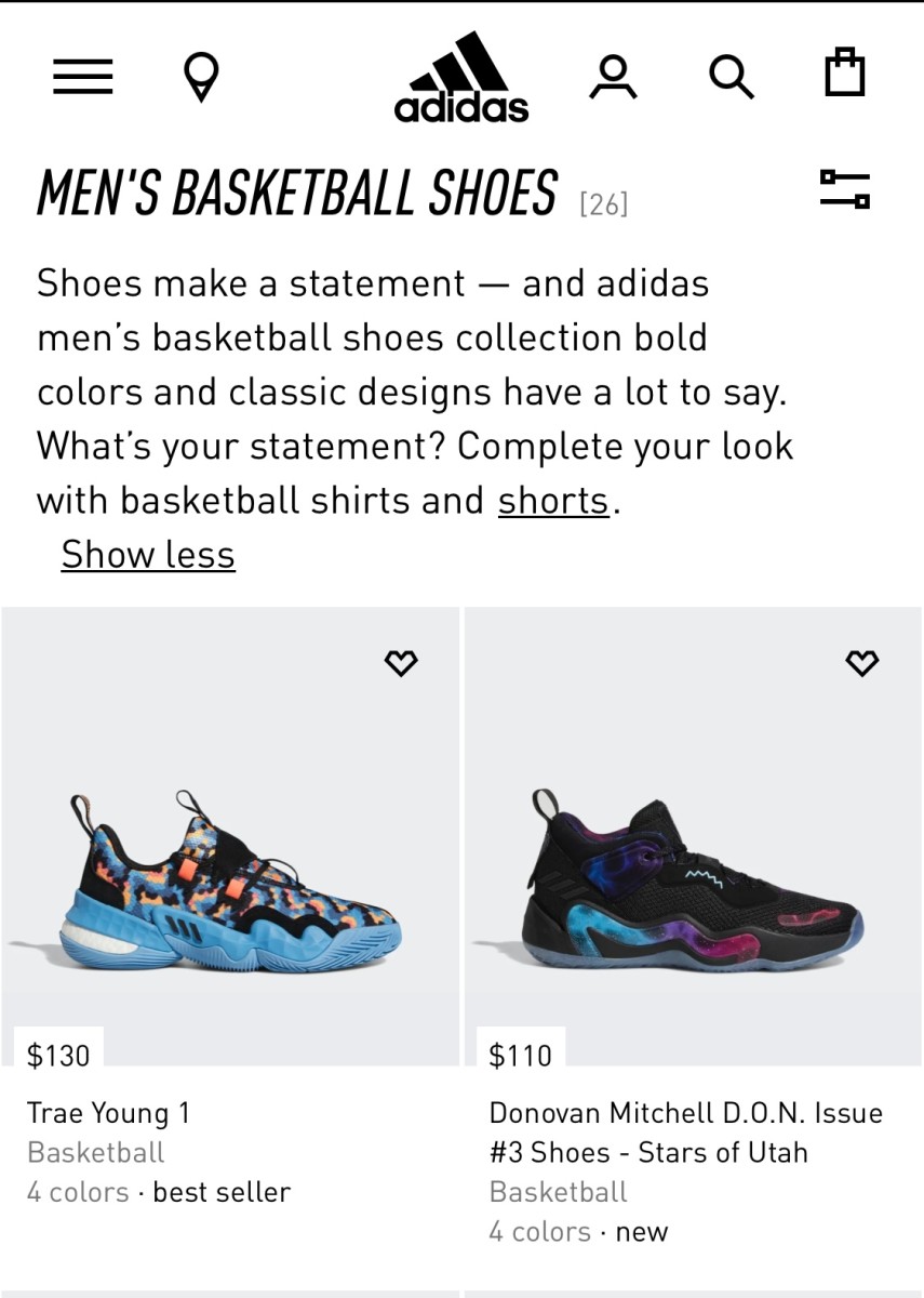 basketball sneaker websites