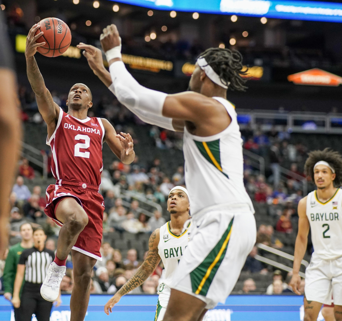 MBB - Umoja Gibson, 2022 Big 12 Tournament, Baylor Bears