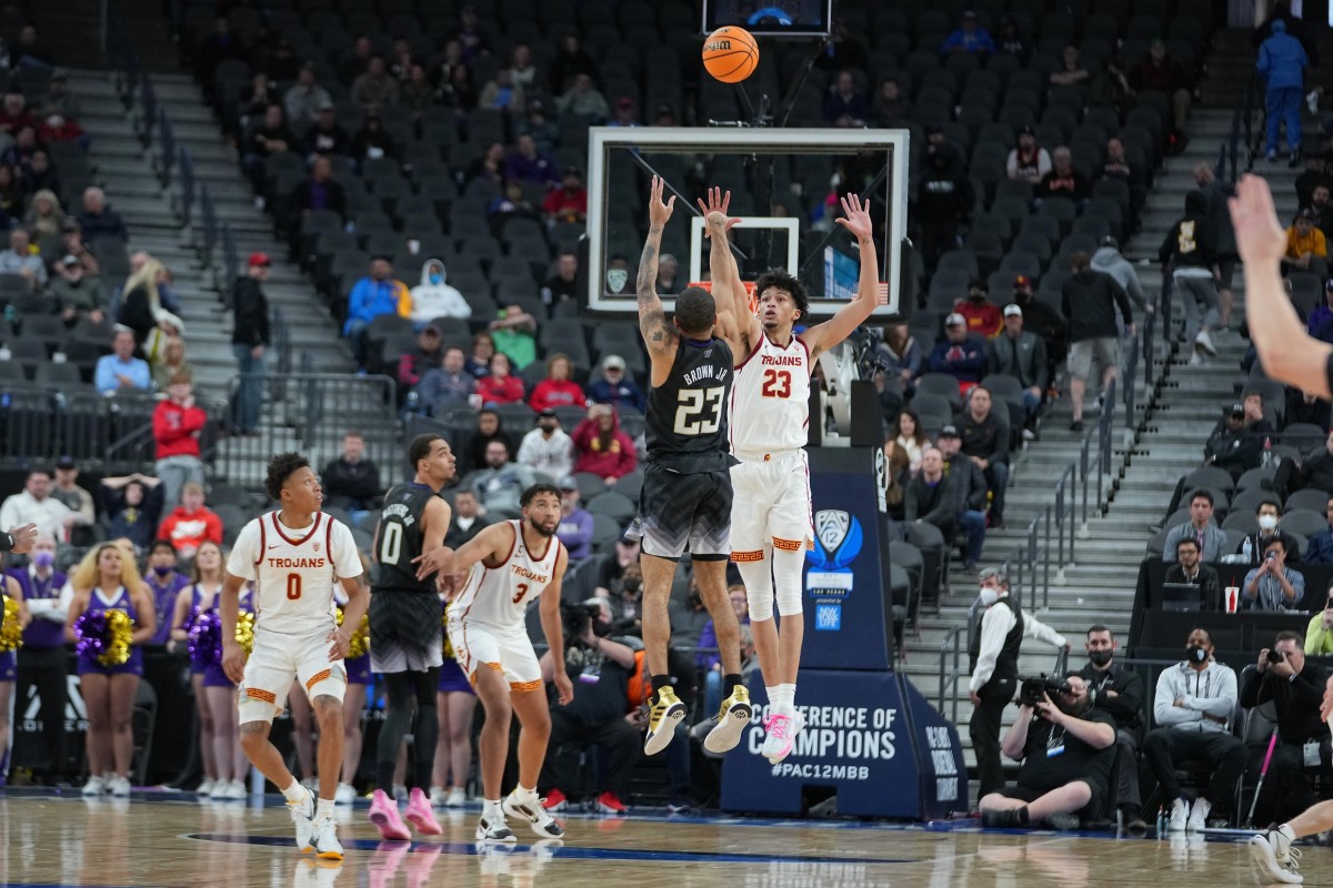 Terrell Brown Jr. hit a couple of 3-pointers, which was rare for him.