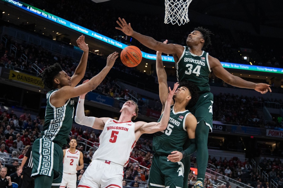 Michigan State Beats Wisconsin, Advances To Big Ten Tournament ...