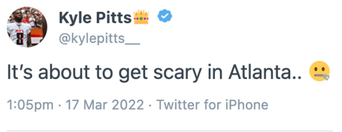 Falcons Kyle Pitts' deleted tweet causes stir in Deshaun Watson trade talks