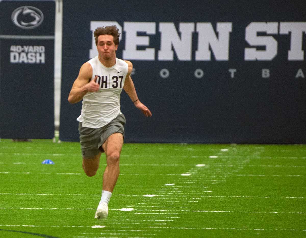 Is Penn State's Drew Hartlaub the Fastest Player in the 2022 NFL