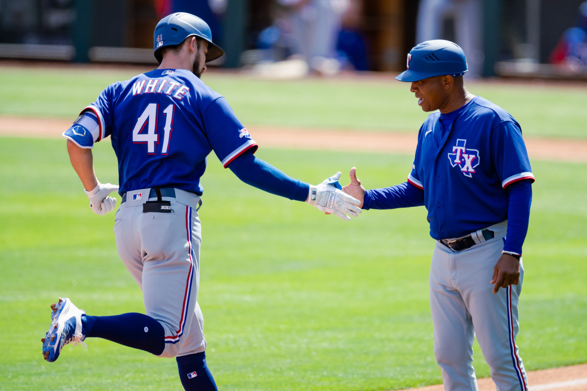 Texas Rangers Defeat Kansas City Royals, 8-4; Win Fifth Straight in Spring  Training - Sports Illustrated Texas Rangers News, Analysis and More
