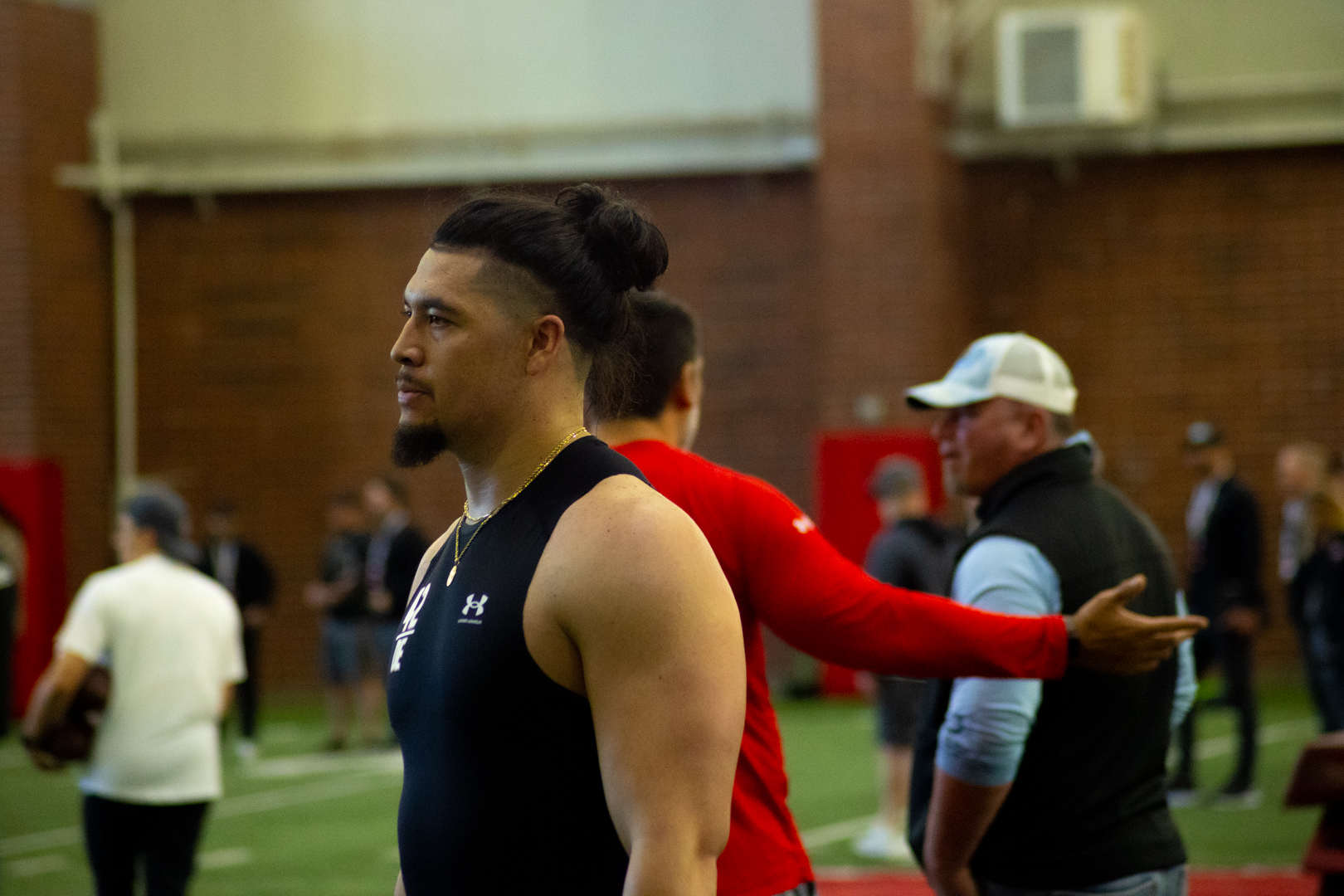 Scenes from Utah Pro Day Mika Tafua Highlights Sports Illustrated