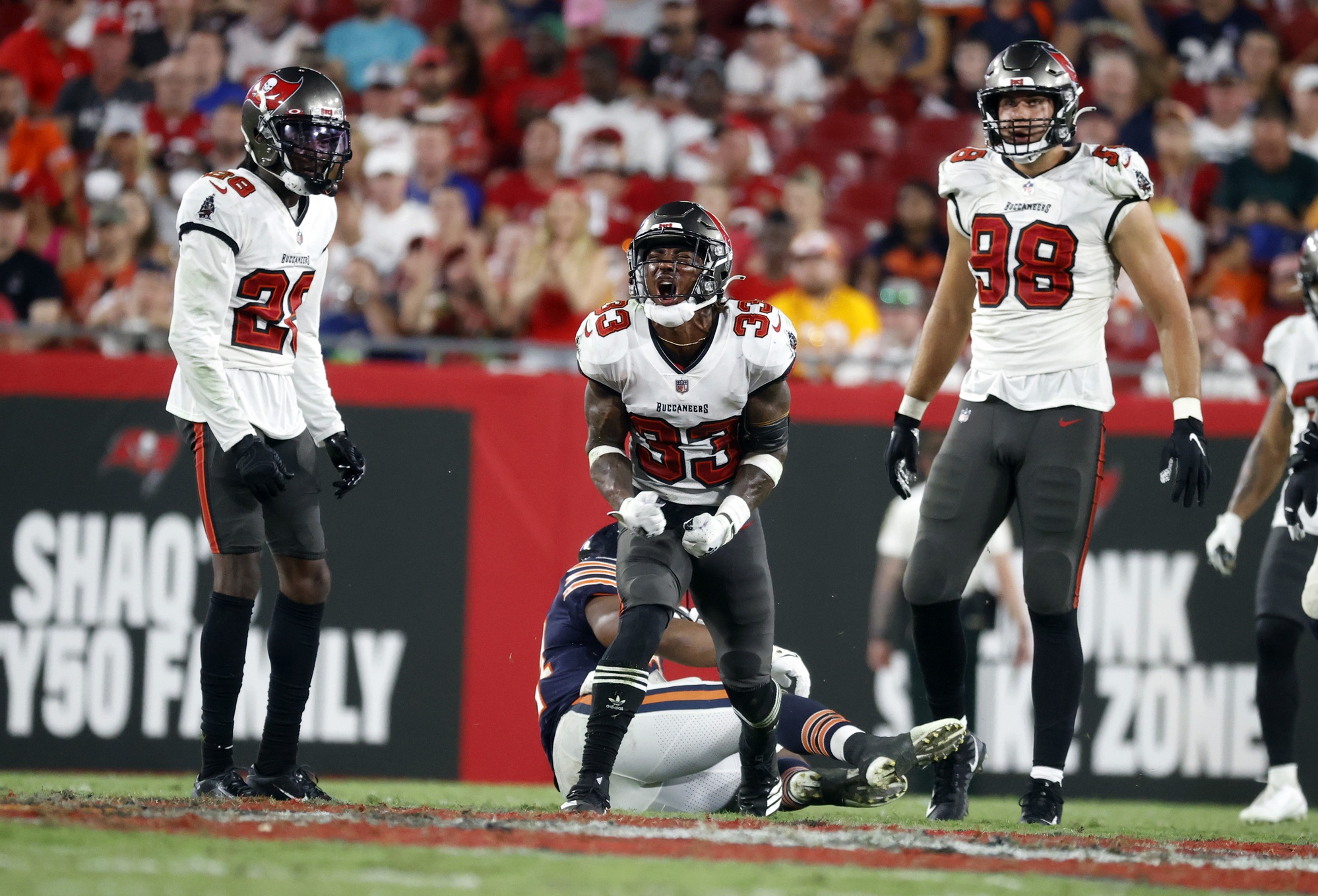 Tampa Bay Buccaneers safety Jordan Whitehead during the second half