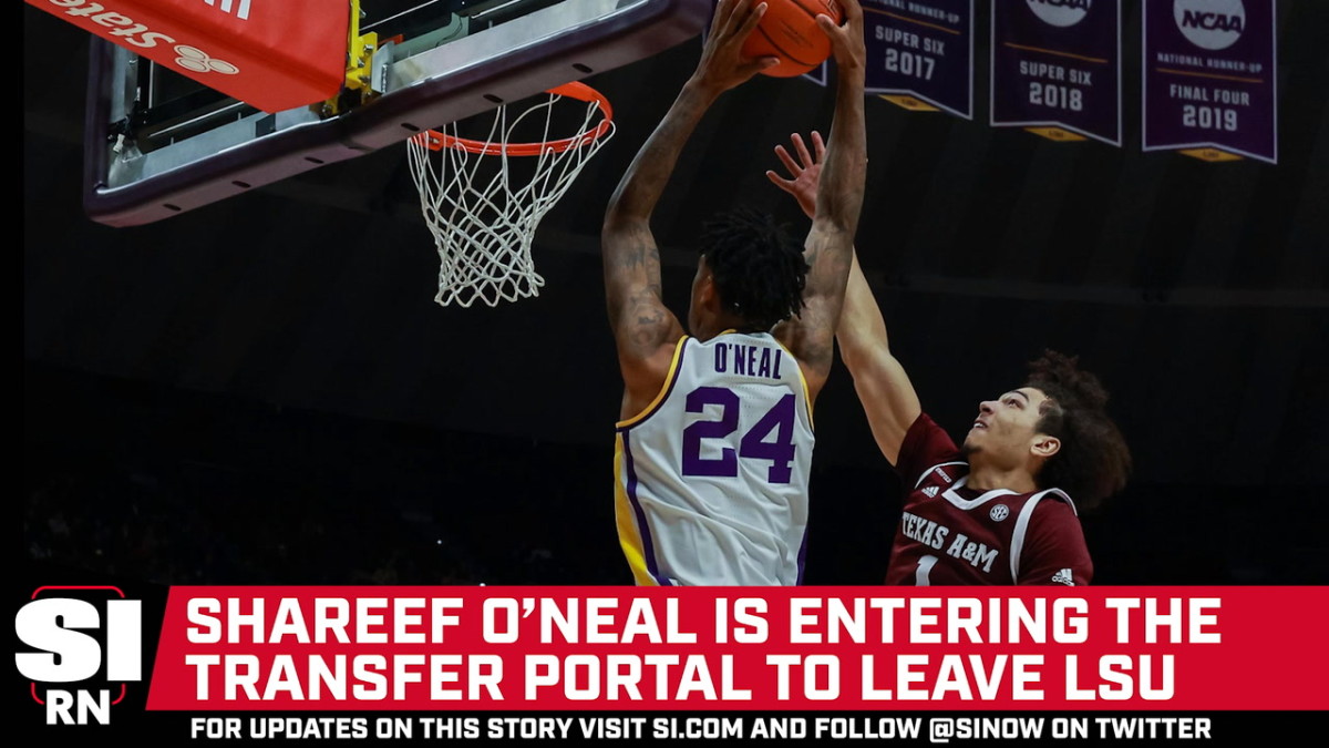 REPORT: LSU's Shareef O'Neal enters NCAA Transfer Portal