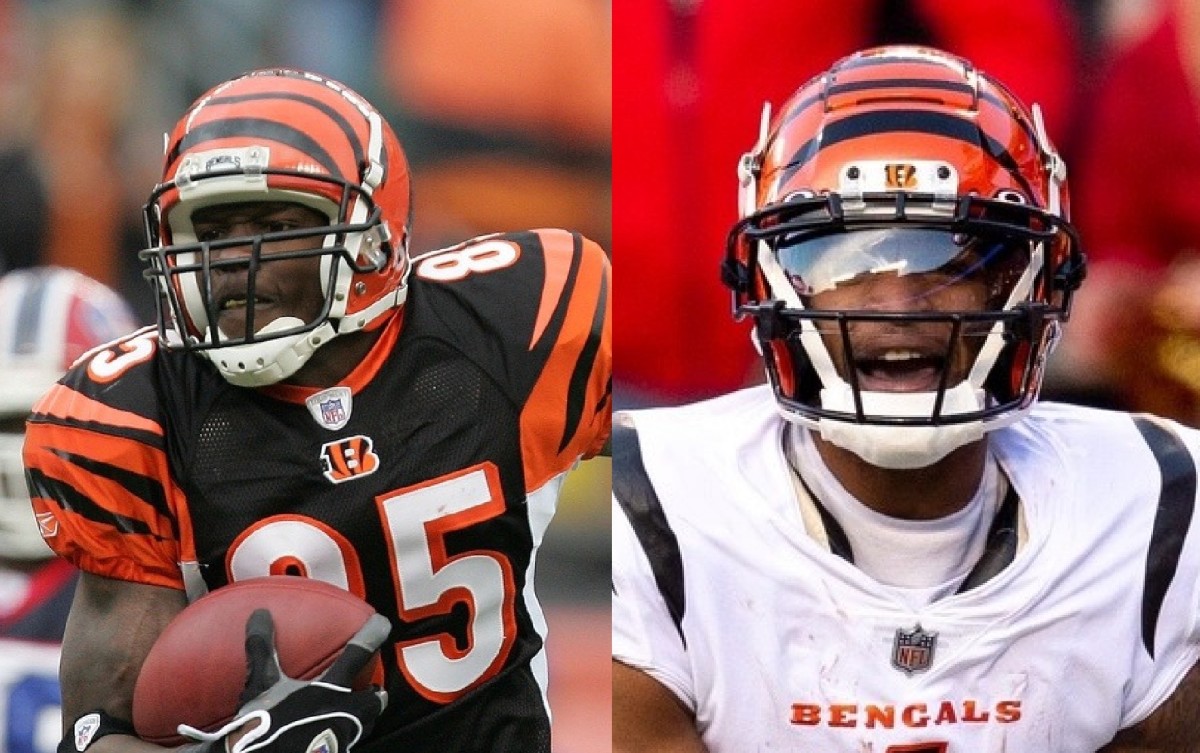 Bengals' Ja'Marr Chase working with Chad Johnson