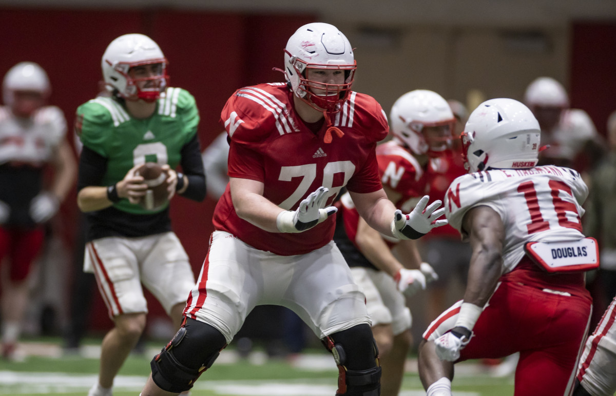 Logan Smothers and Hunter Anthony spring practice 2022.03.30