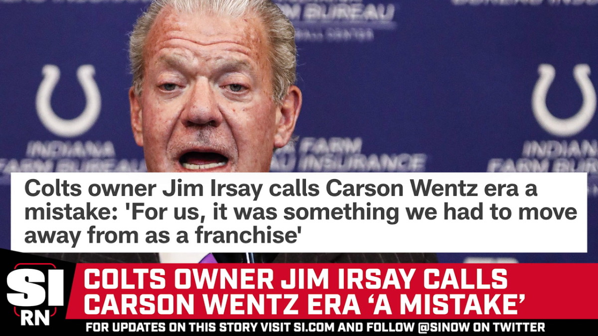 Colts owner Jim Irsay takes to Twitter to call out Carson Wentz