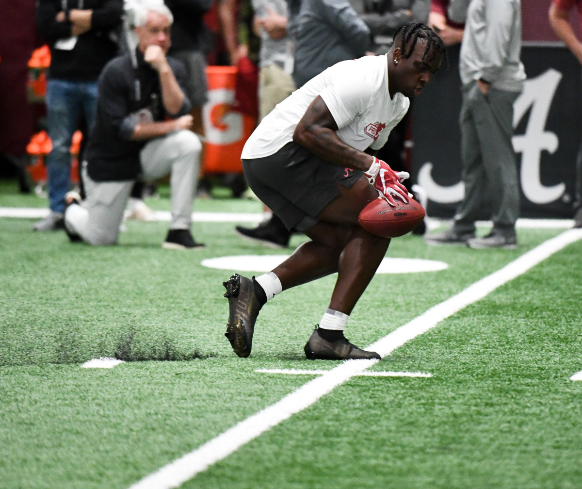 Christian Harris on Alabama Pro Day