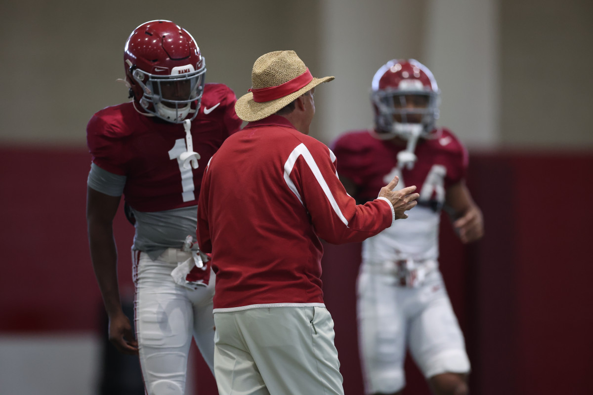 Nick Saban and Kool-Aid McKinstry