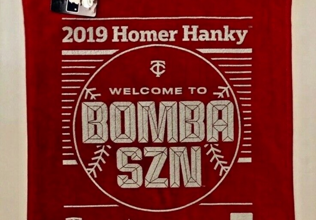 Here's the 2019 Homer Hanky for Twins playoff games Sports