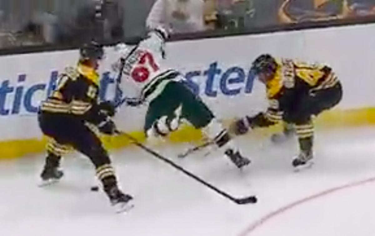 Watch: Kirill Kaprizov Injured In Second Period Vs. Bruins - Sports ...