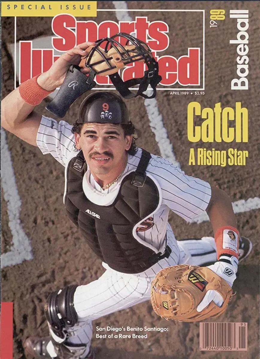 Benito Santiago on the cover of Sports Illustrated in 1989